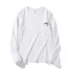 Camiseta de Manga Larga Casual con Estampado de Diseño de Amor, Nuevo Estilo Primavera y Otoño 2025, Ropa Exterior Casual para Mujer, Top de Manga Larga Más Fácil de Combinar