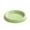 Plato Redondo de Servicio de PP Plato para Snacks de Cafetería Plato para Pasteles y Frutas del Hogar Anti-caída Plato para Brochetas Fritas de Sala de Hielo Venta al por Mayor Transfronteriza