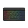 Teclado e Mouse Bluetooth Retroiluminados Adequados para iPad Tablet Teclado de Controle Maravilhoso 10 polegadas Luzes Coloridas Teclado Bluetooth Luminoso