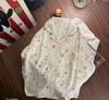 Pijama de Algodão Nuvem para Mulheres Primavera e Outono Novo Desenho Animado Fofo Calça de Manga Longa Conjunto de Roupa de Casa Transfronteiriça para Dormitório Estudantil
