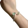 Nuevo Pulsera de Loto Tridimensional Retro Estilo Chino, Temperamento, Personalidad, Moda, Simplicidad, Versátil, Estilo Nacional, Pulsera Exquisita y de Lujo Ligero