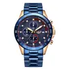 Reloj de cuarzo para hombre LIGE/Lige, el más vendido en comercio exterior, reloj multifuncional impermeable