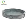 Bandeja de Chapa Galvanizada Personalizada pelo Fabricante Bandeja de Metal Antigo Estilo Retrô para Cerveja e Vinho Bandeja Galvanizada