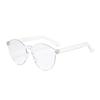 Gafas de Sol de Moda Sin Marco 2024 Color Caramelo Color Combinable Gafas Decoración para Novia Vestido Hermana Pareja