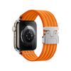 Adecuado para Apple Iwatch89/S10 Generación Hebilla de Paracaídas Rayas de Nylon Tejido Correa de Reloj de Gama Alta