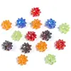 Nuevos Cuentas Acrílicas de Bola de Erizo de Mar Coloridas Galvanizadas UV Material para Cadena de Teléfono Móvil Llavero Accesorios de Joyería