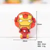 Accesorios DIY de Resina Serie de Personajes Lindos de Dibujos Animados Pegatinas para Fundas de Teléfono con Pegamento de Crema Imanes para Refrigerador Accesorios para el Cabello Llaveros