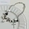 Colar Pingente Coração Gota d'Água Design de Nicho Luxo Leve Retrô Francês para Mulheres Corrente de Clavícula Doce Cool Garota Picante