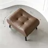 Banqueta Luxuosa para Sala de Estar, Banqueta Pequena de Luxo Leve, Banqueta de Madeira Maciça, Banqueta Baixa, Banqueta Pequena Doméstica, Banqueta Ottoman, Banqueta para Trocar Sapatos