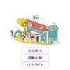 Quebra-Cabeça Estéreo 3D Brinquedo Educativo Montagem Cenário Casa Interativo Pai-Filho Feito à Mão DIY Montagem de Cena