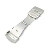 Hebilla de Seguridad Plegable de Doble Presión de Acero Inoxidable Engrosada Hebilla Plegable Hebilla de Reloj Accesorios para Relojes de Hombre y Mujer 16182022mm