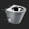 [Personalizado] Venta al por mayor de fábrica Inodoro de Acero Inoxidable para Prisión Adecuado para Centro de Desintoxicación de Prisión 304 Ahorrador de Agua y Duradero