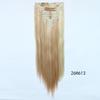 Peluca para mujer cabello largo lacio fábrica en stock venta al por mayor clip de extensión de cabello de 12 piezas peluca de cabello suministro de comercio exterior europeo y americano