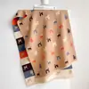 Cachecol Jacquard de Cachorro Cacheado Desenho Animado Outono/Inverno 2026 para Mulheres Cachecol Grande Quente Espessado Estilo Coreano Versátil Aquecedor de Pescoço com Franjas