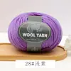 Hilo de lana merino 100% lana pura hilo de peso medio hilo para suéter tejido a mano hilo para gorro tejido a mano aguja de tejer hilo para abrigo
