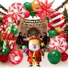 Novo Conjunto de Balões de Natal da Amazon Decoração de Balões de Natal Sino Dourado Floco de Neve de Natal Balão de Folha de Alumínio