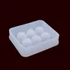 Crystal epoxy beads silicone mold with holes DIY handmade jewelry cube pendant ball Ice Cube model