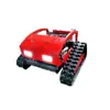 Cortacésped de control remoto tipo oruga para césped de huertos, presas de césped, deshierbe automático, alta potencia, gasolina, cortacésped autopropulsado