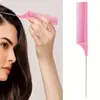 Gorro de Ducha de Color Sólido Estilo Europeo y Americano Platinum Classic para Adultos, Peine de Cola para Peinado y Mechas, Peine de Cola para Mechas y Peluquería, Trenzado de Cabello y Tirar del Cabello