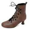 En stock: Sandalias de Mujer de Tacón Alto con Punta Redonda, con Cordones, Estampado Floral y Corte Bajo, Novedad Primavera 2026