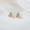 Zhongxing fabricantes personalidad nicho S925 plata aguja aretes aretes amor abejas estrella de cinco puntas aretes lindos al por mayor