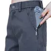 Pantalones Casuales de Lujo Ligero Estilo Primavera/Otoño 2026 para Hombre Versátiles Ajustados de Pierna Recta Pantalones de Trabajo Ligeros de Moda Más Vendidos