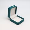Baisheng caja de joyería de corona de piel PU de esquina redonda nueva, caja de collar de anillo de cintura de alta gama, caja de joyería