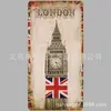 Comercio Exterior Al por Mayor Aliexpress Tk Pintura de Hierro Retro Artesanía de Metal Personalizada Creativa Europea y Americana Decoraciones de Matrícula