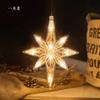 Lámpara de ventosa decoración navideña LED estrella de cinco puntas campana muñeco de nieve embellecimiento ventana de dormitorio lámpara de cortina colgante lámpara de batería