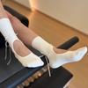 Calcetines de Yoga de Verano, de Longitud Media, Antideslizantes, sin Talón, con Cordones Personalizados, Nuevo Estilo para Pilates, Danza, Fitness, Calcetines para el Suelo