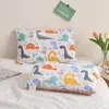 Funda de Cojín de Relleno para Niños, 100% Algodón, Diseño de Dibujos Animados, Cojín Individual, Venta al por Mayor de Fabricante, Algodón Puro, Extraíble y Lavable, Dormir de Lado