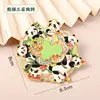 Ímãs de Geladeira de Metal Série Panda de Chengdu, Abridor de Garrafa de Metal Panda, Pente Panda, Adesivos Magnéticos de Caligrafia de Chengdu