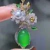 Novo broche de flor para vaso estilo chinês de luxo leve, acessório moderno, requintado, de alta qualidade, criativo, elegante e versátil