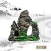 Procesamiento Personalizado de Decoraciones de Resina para Paisajismo de Rocalla de Acuario, Manualidades para Acuarios y Paisajes Simulados para Acuarios
