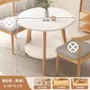 Mesa redonda pequeña color madera maciza mesa de comedor hogar apartamento pequeño mesa simple para comer catering comercial balcón conjunto de mesa y silla de negociación