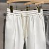 Chegada Nova de Verão Shorts Masculino Roupa Externa Fina Esportiva Casual Cor Sólida Versátil Calça de Cinco Pontos Masculina Estudante Tendência Tamanho Grande