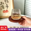 Taza de té de vidrio resistente al calor, Taza de vidrio personal de alta gama, Taza de maestro, Taza de degustación de té, Juego de té Kung Fu personalizado