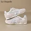 Zapatillas de entrenamiento alemanas de estilo minimalista en bloques de color versátiles, extremadamente cómodas, transpirables, ligeras, de corte bajo, deportivas casuales para mujer