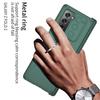 Adecuado para Samsung Z Foldable2 Armor Empuje Ventana Lente Carcasa Todo Incluido Eje Central Magnético Moda Anti-Caída Plegable Cubierta Protectora