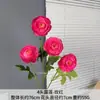 Serie Rojo Rosado Flores Artificiales para Decoración de Bodas, Accesorios para Fotografía en Casa, Lilas y Claveles Artificiales