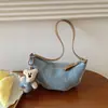 Bolso de nicho súper popular transfronterizo para mujer 2026 nuevo bolso cruzado versátil de moda bolso de hombro para axila exquisito bolso de cuerno