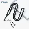 Nuevo Estilo Pakistaní 99 Cuentas Árabes para Rezar Tasbih Pulsera de Cuentas para Rezar Doble Extremo