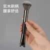 Design de cabeça de escova de chama de cabeça dupla de ramo único escova de aparar contorno vinheta design côncavo pincel para base da ponte do nariz faca oblíqua transfronteiriço