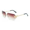 Gafas de Sol Retro Estilo Europeo y Americano Metálicas Y2K Sexy Mariposa Diamante Gafas de Sol para Mujer Forma Cóncava para Foto