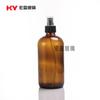 Botella de Vidrio Boston Marrón 60ml Botella Marrón con Gotero Opaco Cosméticos Reenvasados Botella con Atomizador Tapa de Baquelita Botella Vacía