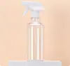 En Stock Botellas de Spray de Plástico de 250ml y 500ml, Botellas de Spray Transparentes de Hombro Redondo, Botellas de PET, Botellas Reutilizables, Botellas de Spray de Alcohol