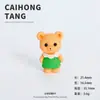 Figuras Tridimensionais Fofas de Animais da Floresta em Cor Sólida, Enfeites de Resina Cartoon para DIY, Acessórios Fofos Atacado