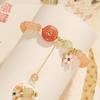 Pulsera Ojo de Gato Naranja para Mujer Nueva Ónix Carmesí Chino Jade Hetian Lujo Ligero Nicho Pulsera Exquisita Regalo para Novia
