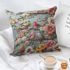 Funda de Almohada Corta de Felpa Transfronteriza Temu Bordado de Imitación Felpa Estampada Fabricante de Almohadas Venta al por Mayor Almohada para Sofá del Hogar