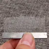 Peine de hierro no rompe hilos tejido cifrado de acero fila única firme universal engrosado molino textil peine de aguja dientes súper densos